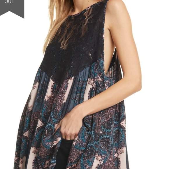 Free People Dresses & Skirts - NWT Free People Count Me In Trapeze S Dress BLACK